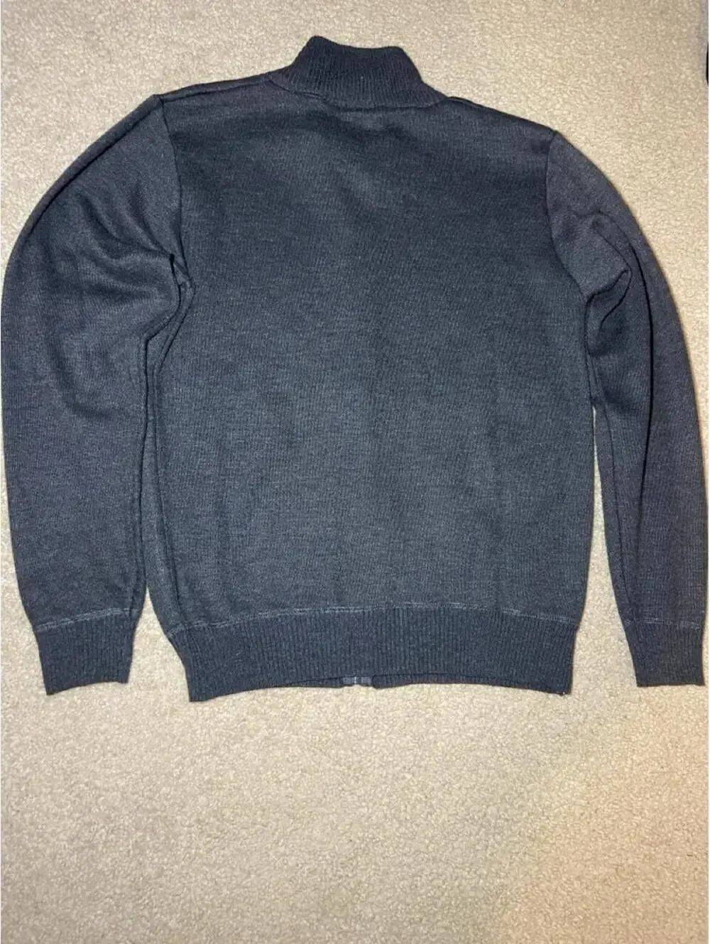 Stillwater Supply Co. grey zip up sweater